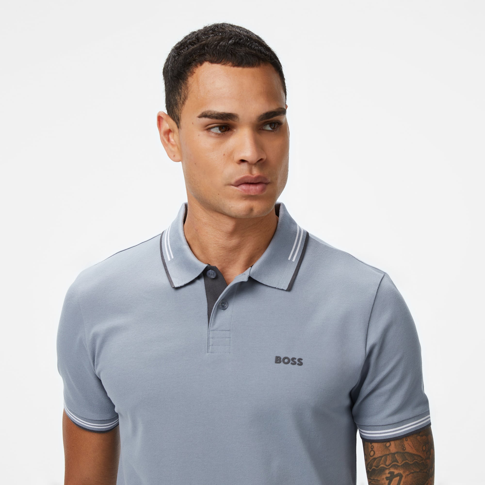 Boss Paul Erkek Koyu Gri Polo