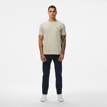  Boss Erkek Açık Bej T-Shirt