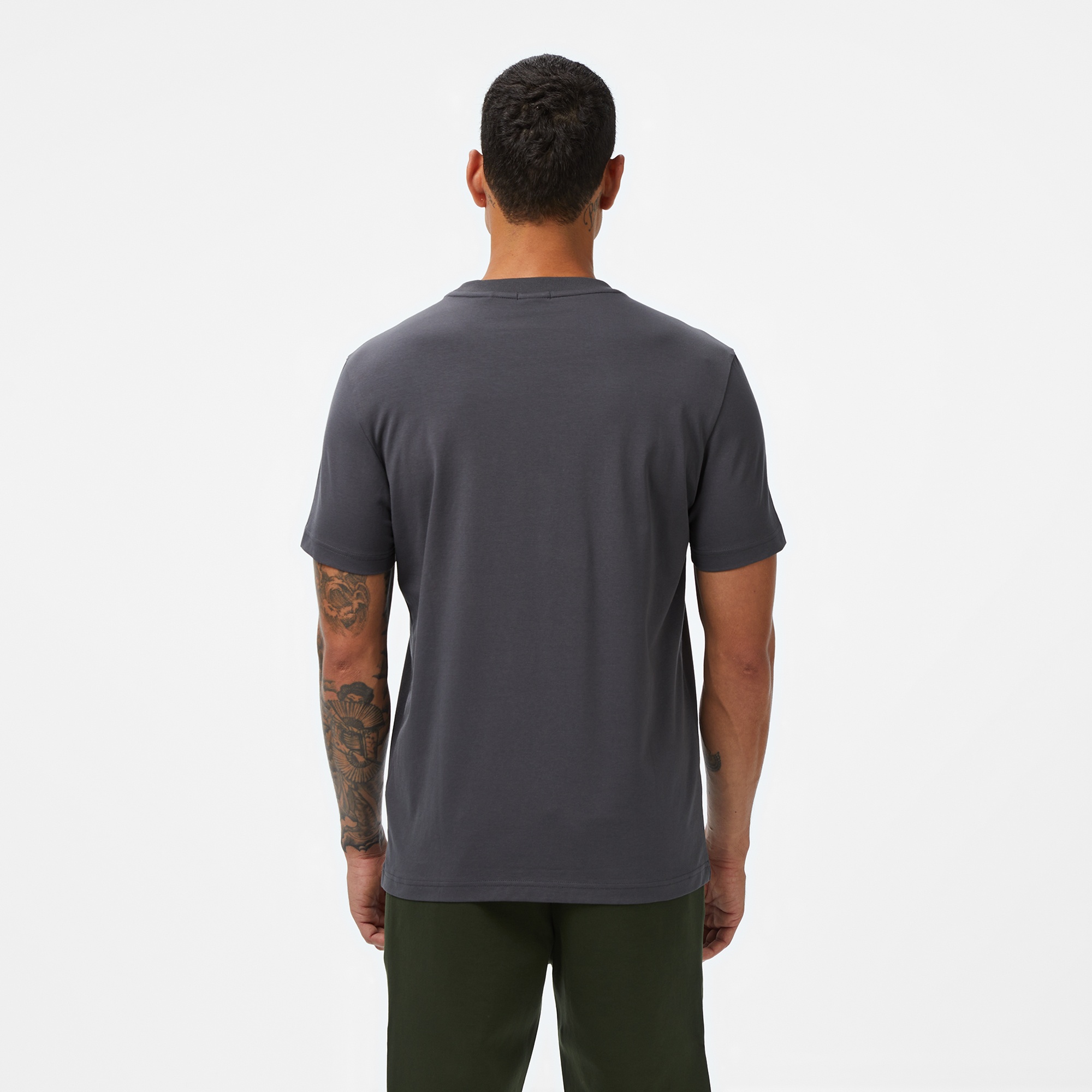 Boss Erkek Koyu Gri T-Shirt