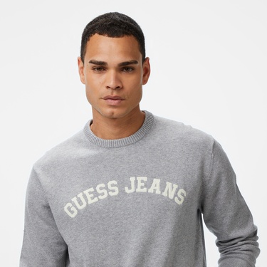  Guess Jeans Erkek Gri Triko