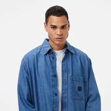  Boss Laredo Erkek Koyu Mavi Gömlek