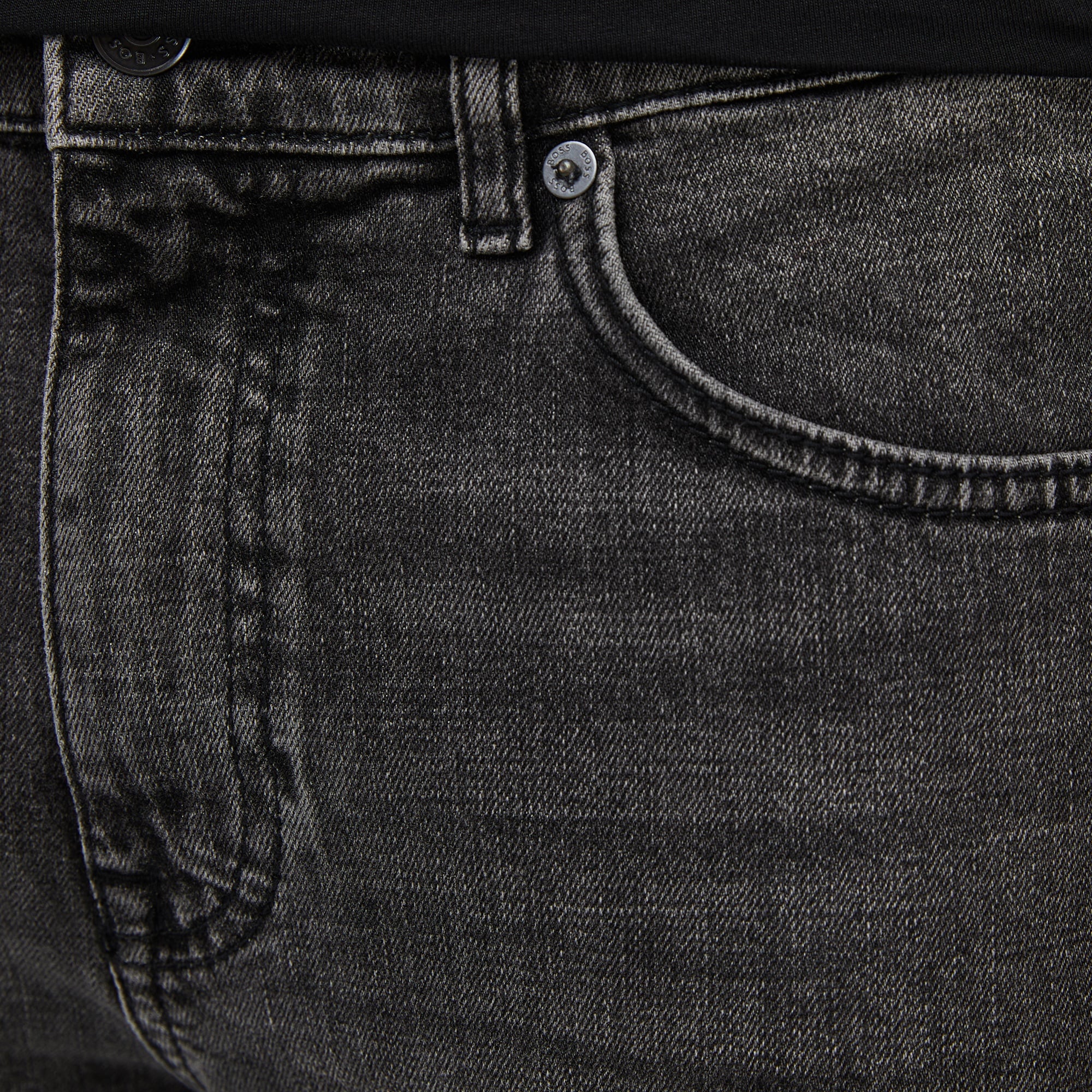 Boss Delaware Erkek Siyah Jean