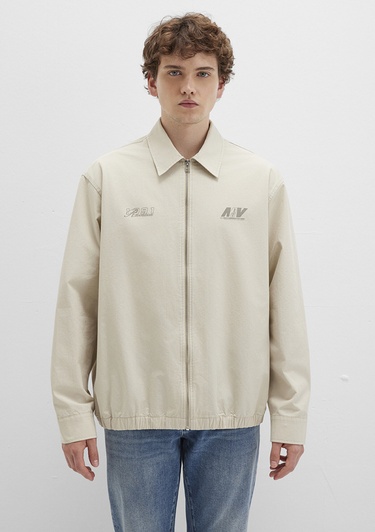  Mavi Ekru Gömlek Oversize / Geniş Kesim 0211690-70065