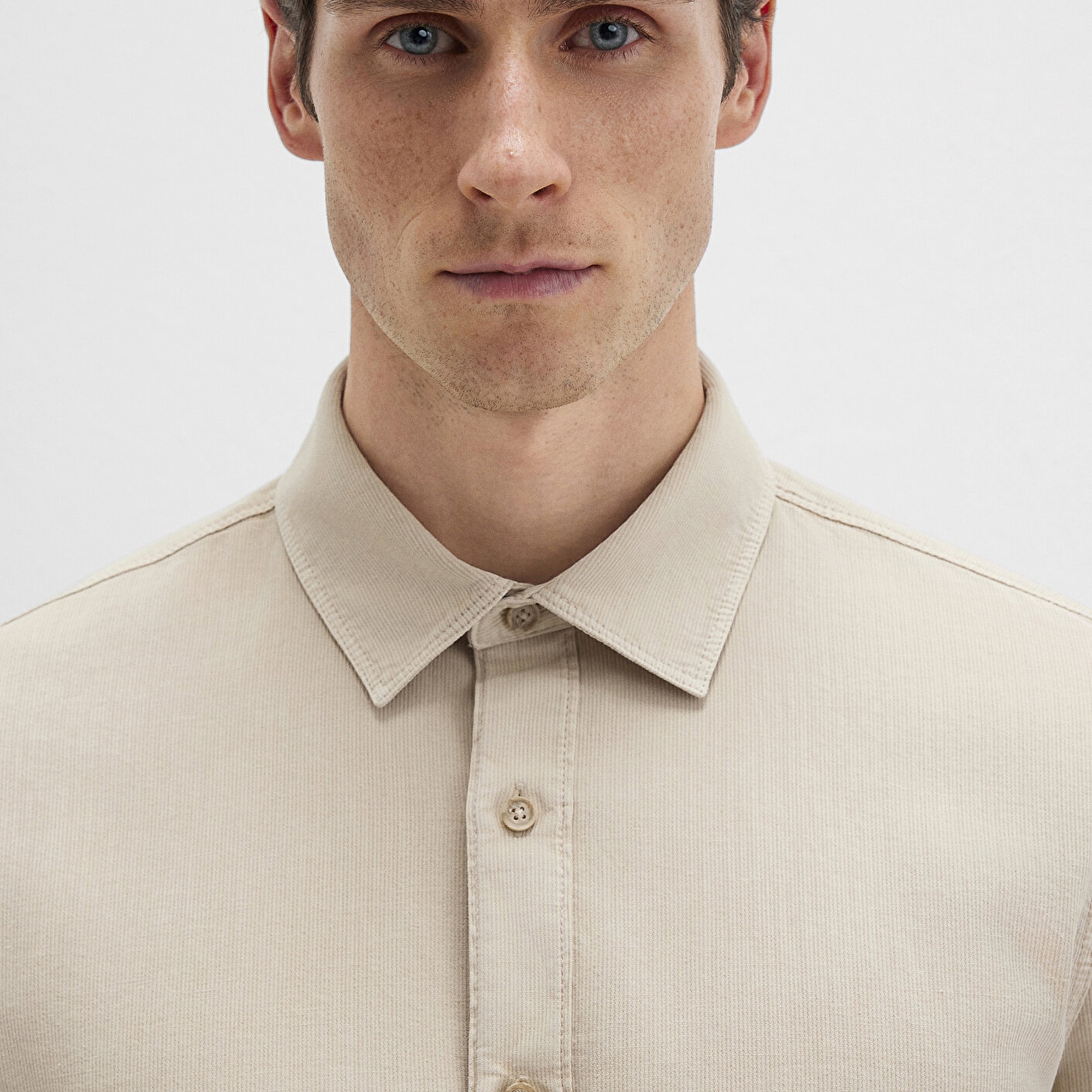 Mavi Bej Gömlek Regular Fit / Normal Kesim 0211641-70039