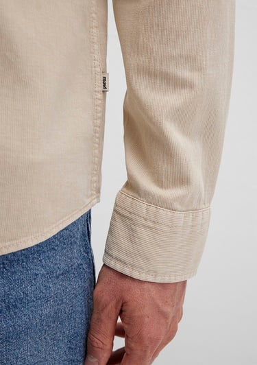  Mavi Bej Gömlek Regular Fit / Normal Kesim 0211641-70039