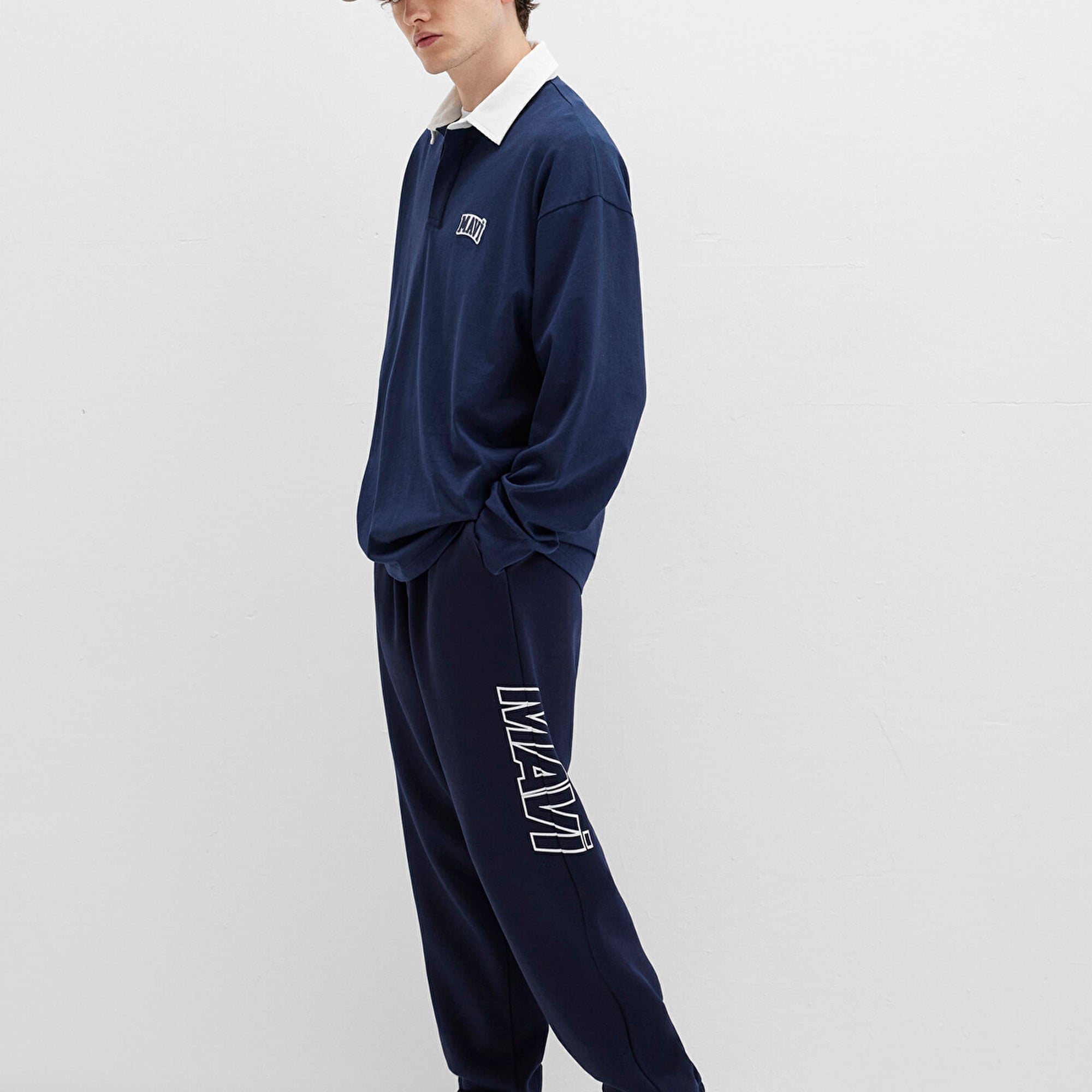 Mavi Mavi Logo Baskılı Lacivert Eşofman Altı 0010208-70497