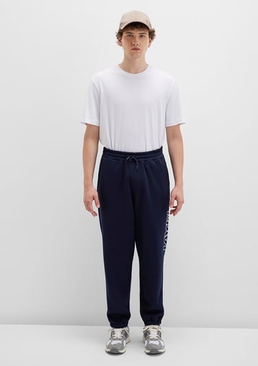  Mavi Mavi Logo Baskılı Lacivert Eşofman Altı 0010208-70497