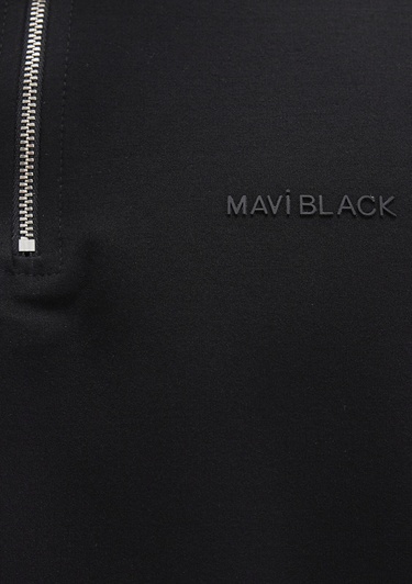  Mavi Yarı Fermuarlı Siyah Sweatshirt 0S10387-900