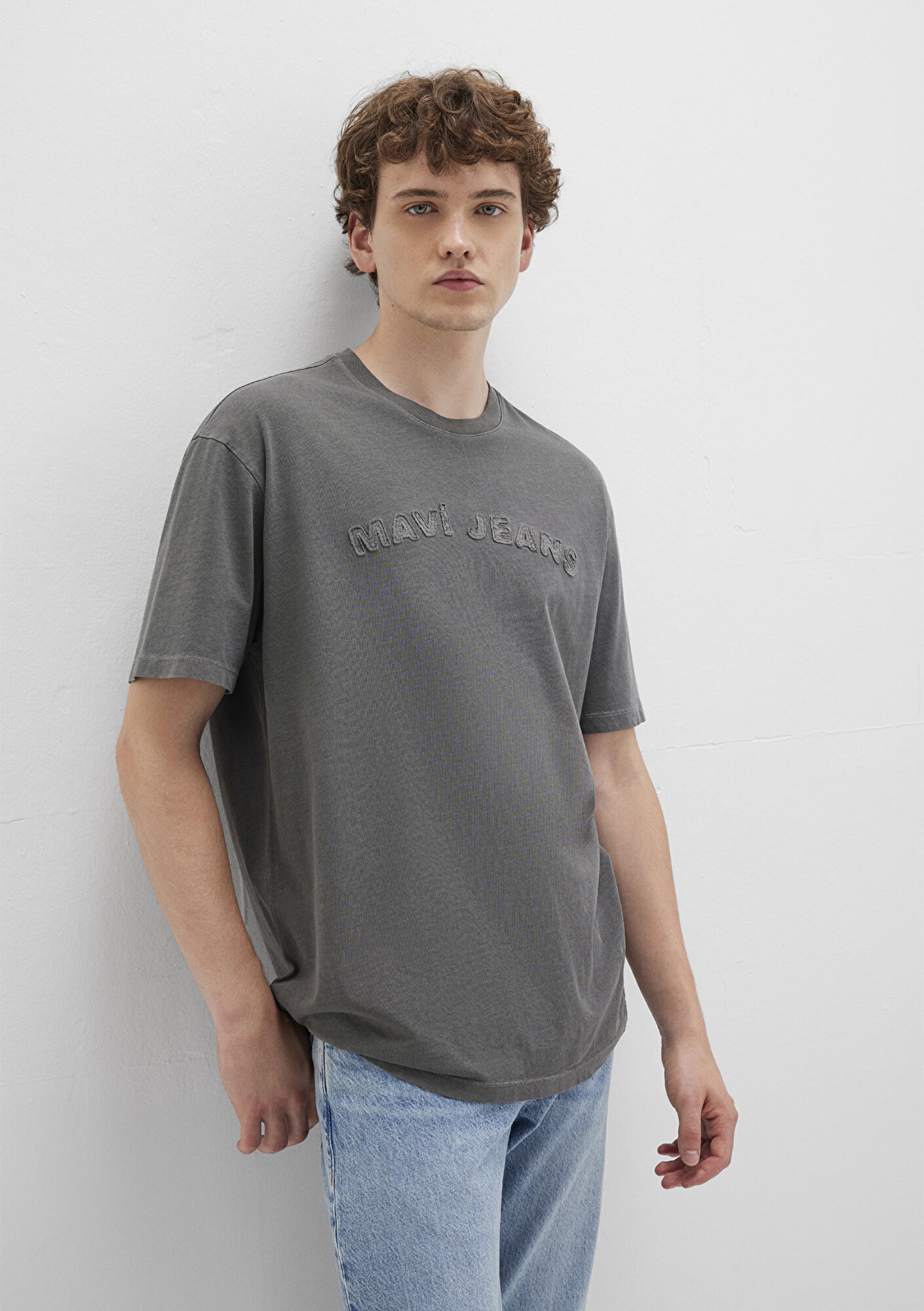  Mavi Mavi Jeans Baskılı Siyah Tişört Loose Fit / Bol Rahat Kesim 0612953-900