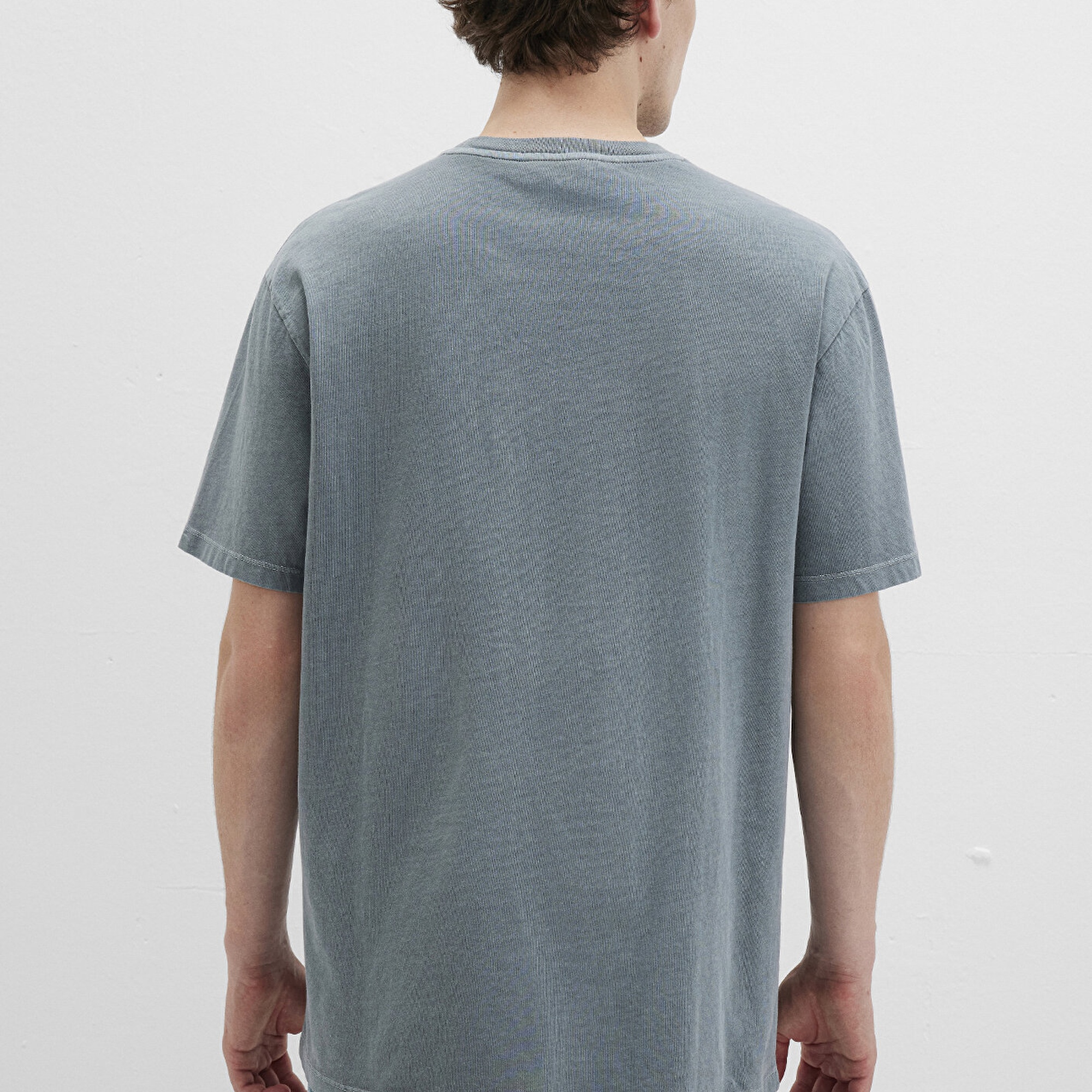 Mavi Mavi Jeans Baskılı Yeşil Tişört Loose Fit / Bol Rahat Kesim 0612953-90960