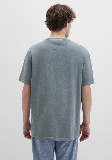  Mavi Mavi Jeans Baskılı Yeşil Tişört Loose Fit / Bol Rahat Kesim 0612953-90960