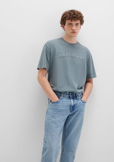  Mavi Mavi Jeans Baskılı Yeşil Tişört Loose Fit / Bol Rahat Kesim 0612953-90960