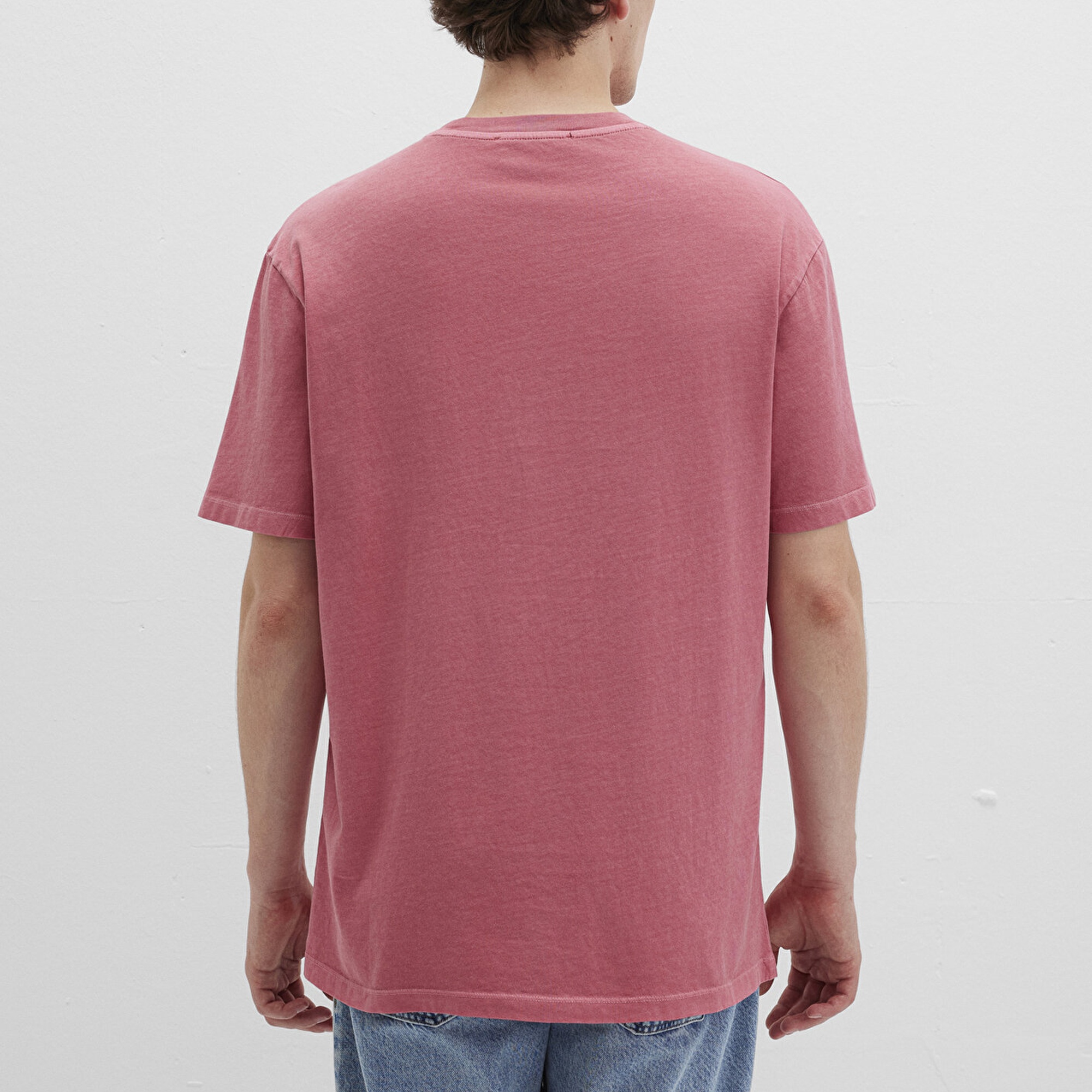 Mavi Mavi Jeans Baskılı Pembe Tişört Loose Fit / Bol Rahat Kesim 0612953-71079