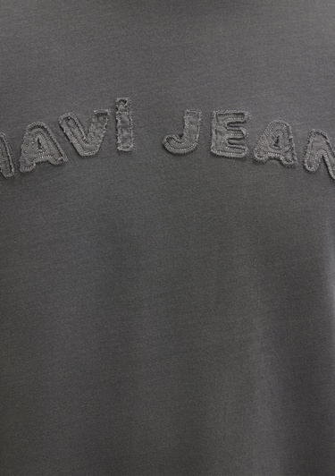  Mavi Mavi Jeans Baskılı Siyah Tişört Loose Fit / Bol Rahat Kesim 0612953-900