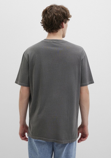  Mavi Mavi Jeans Baskılı Siyah Tişört Loose Fit / Bol Rahat Kesim 0612953-900