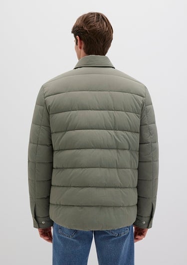  Mavi Yeşil Şişme Mont 0110599-85485