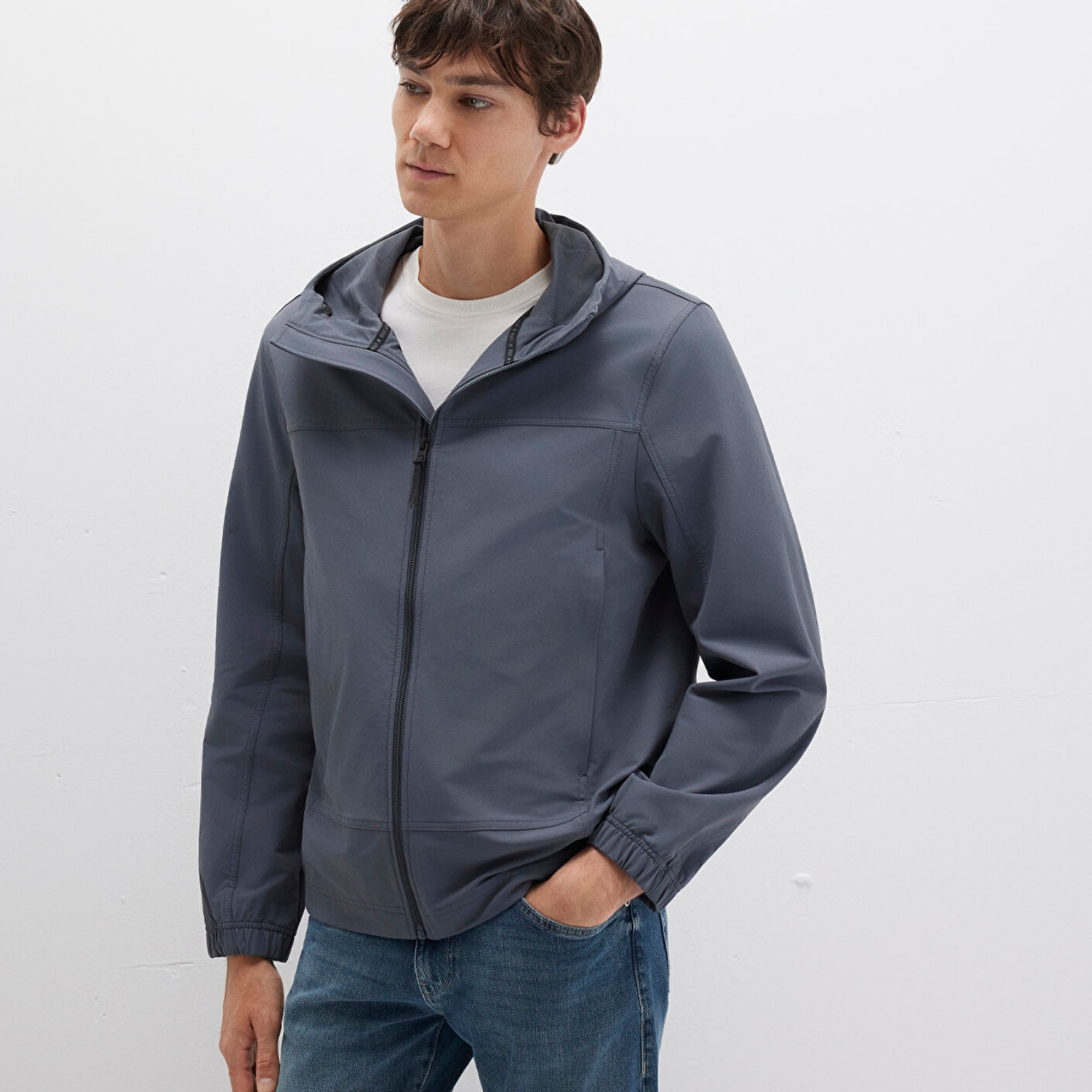 Mavi Kapüşonlu Lacivert Ceket Regular Fit / Normal Kesim 0110643-80776