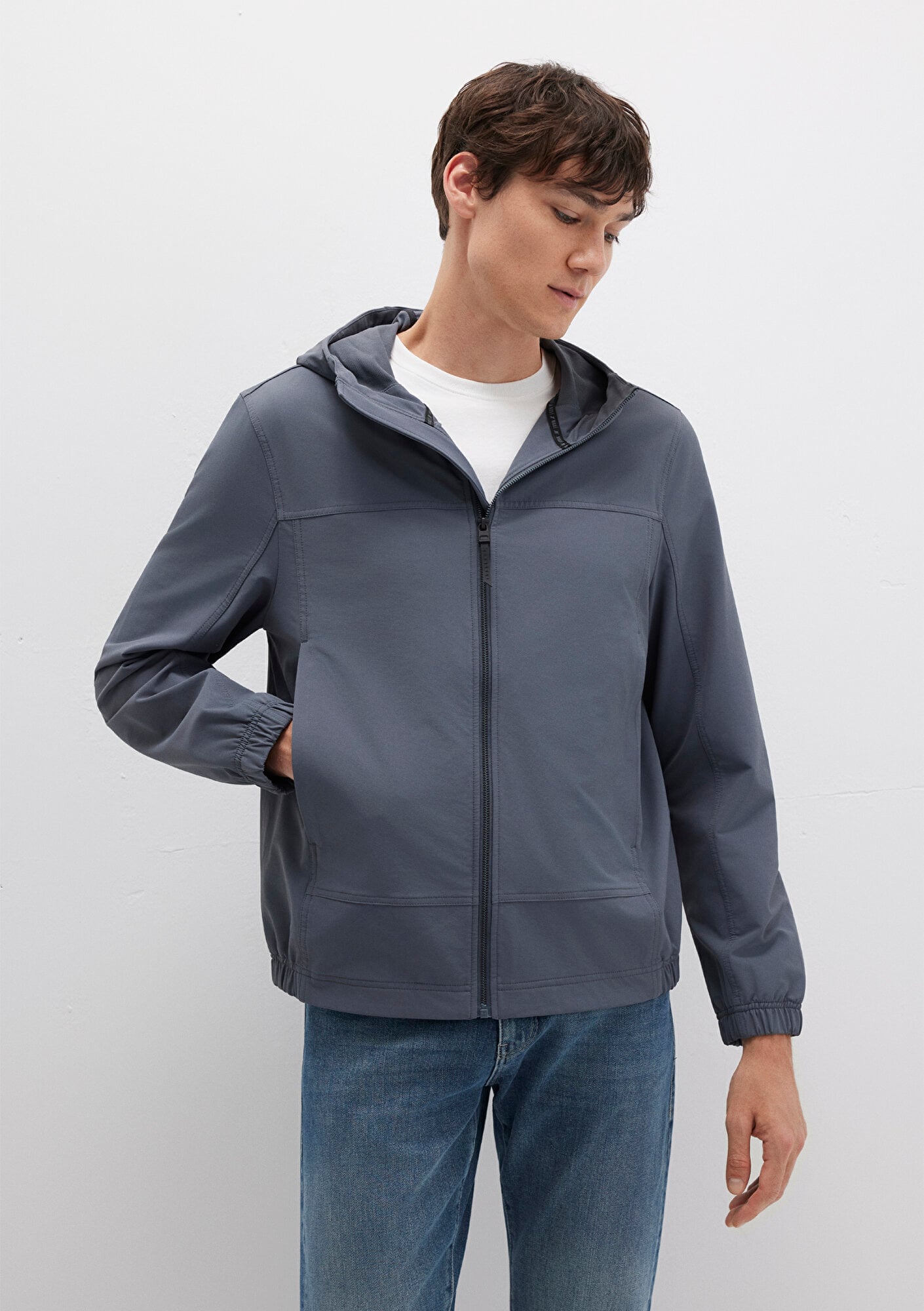  Mavi Kapüşonlu Lacivert Ceket Regular Fit / Normal Kesim 0110643-80776