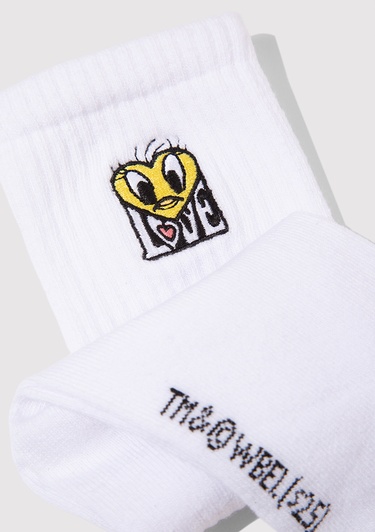  Mavi Beyaz Soket Çorap 1913532-620