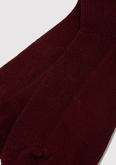  Mavi Bordo Patik Çorap 1913551-27129