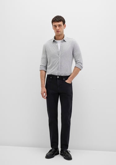  Mavi Gri Gömlek Slim Fit / Dar Kesim 0211513-80018