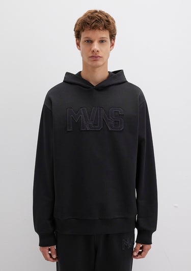  Mavi MVJNS Baskılı Kapüşonlu Siyah Sweatshirt 0S10346-900