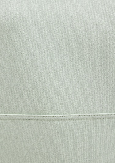  Mavi Kapüşonlu Yeşil Basic Sweatshirt 167299-71449