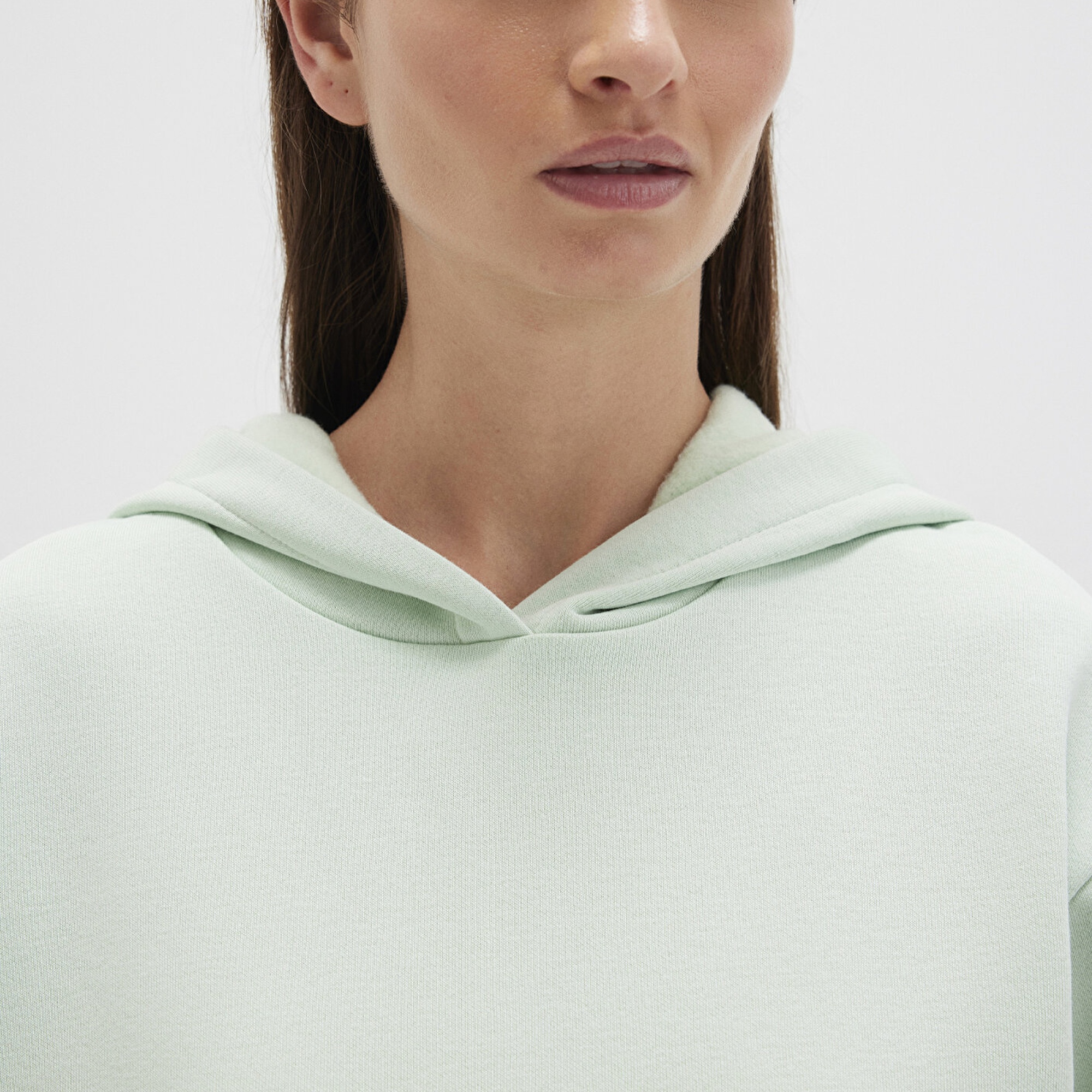 Mavi Kapüşonlu Yeşil Basic Sweatshirt 167299-71449