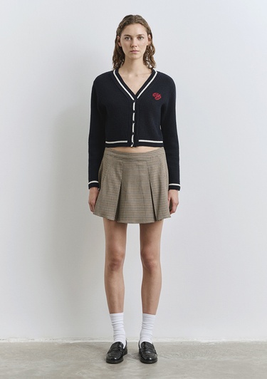  Mavi Lacivert Hırka Crop / Kısa Kesim 1710719-84371