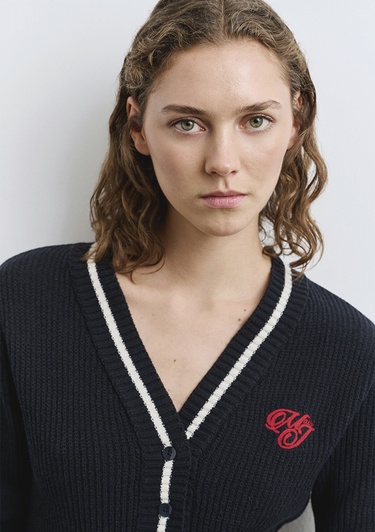  Mavi Lacivert Hırka Crop / Kısa Kesim 1710719-84371