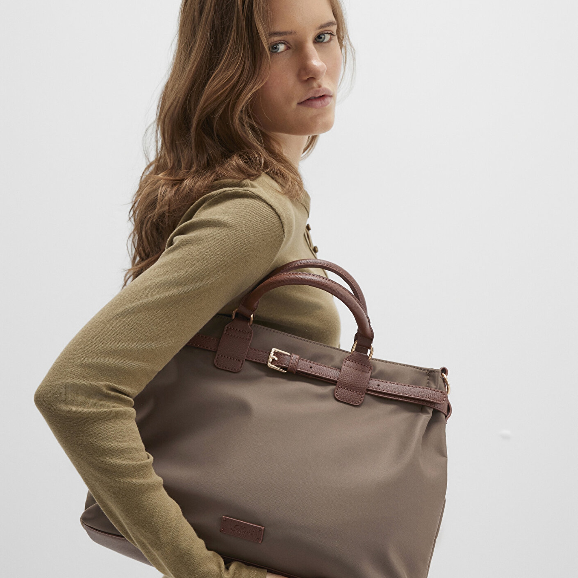 Mavi Kahverengi Omuz Çantası 1913476-33267