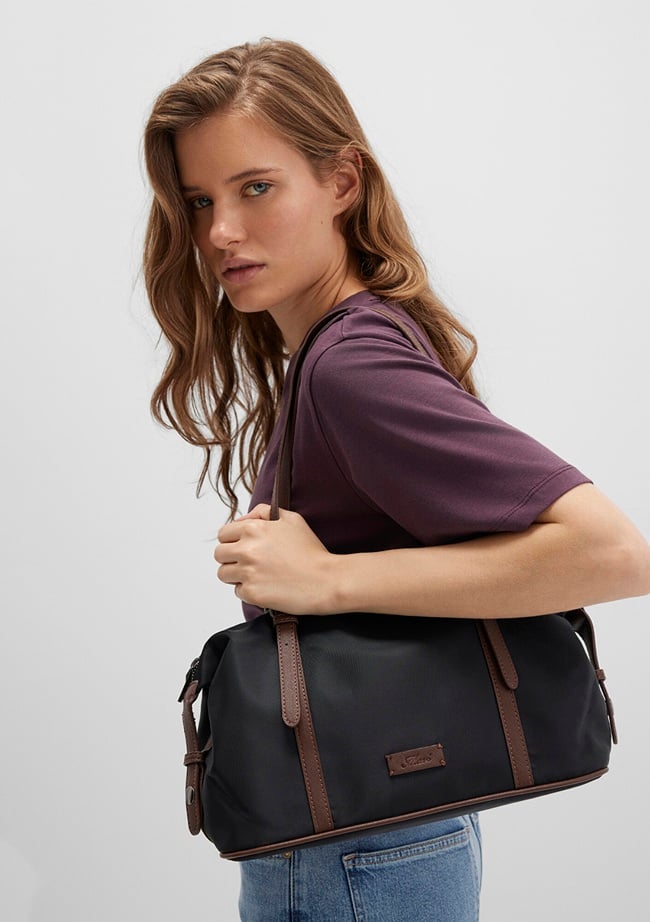  Mavi Siyah Omuz Çantası 1913479-900