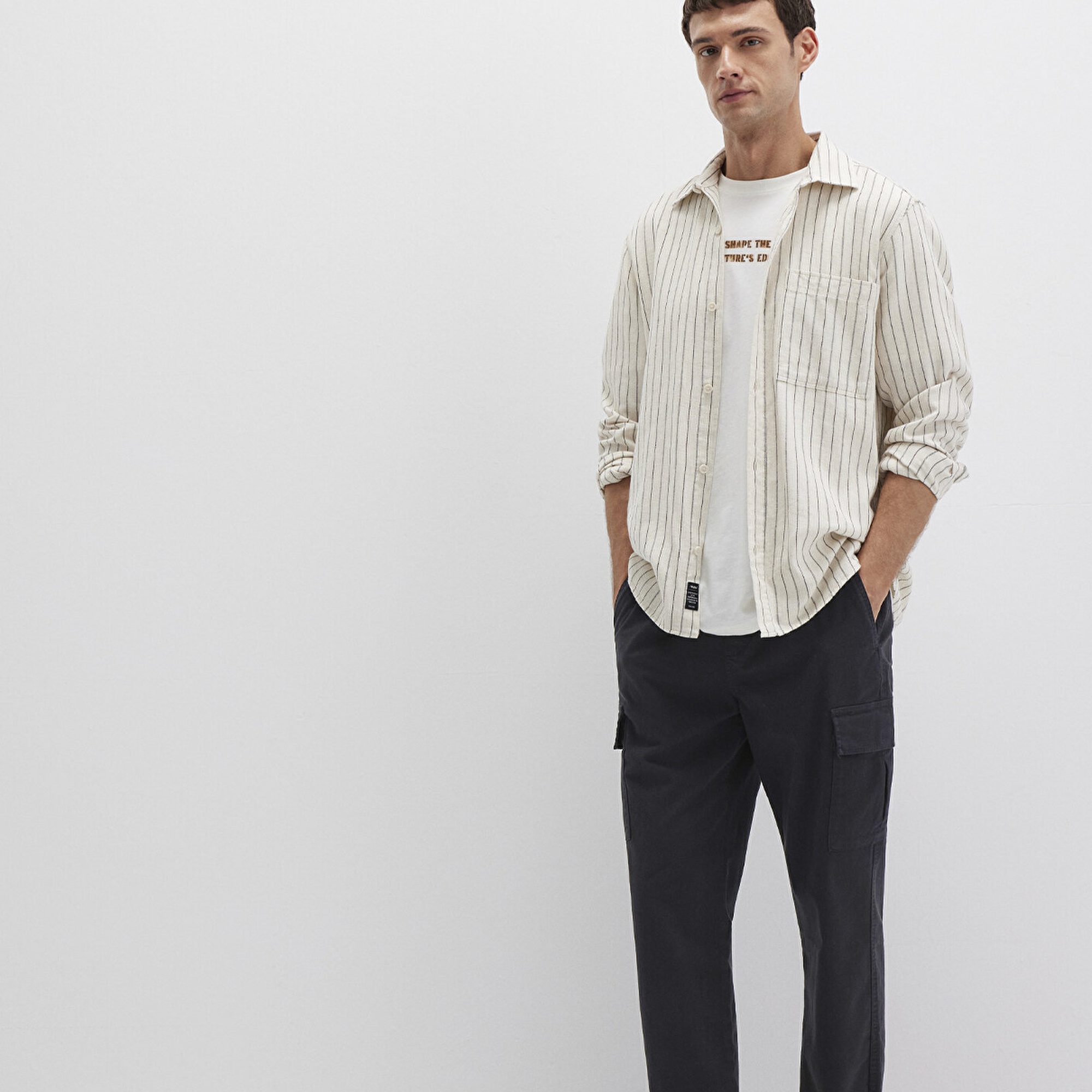 Mavi Siyah Kargo Pantolon 0010552-71379