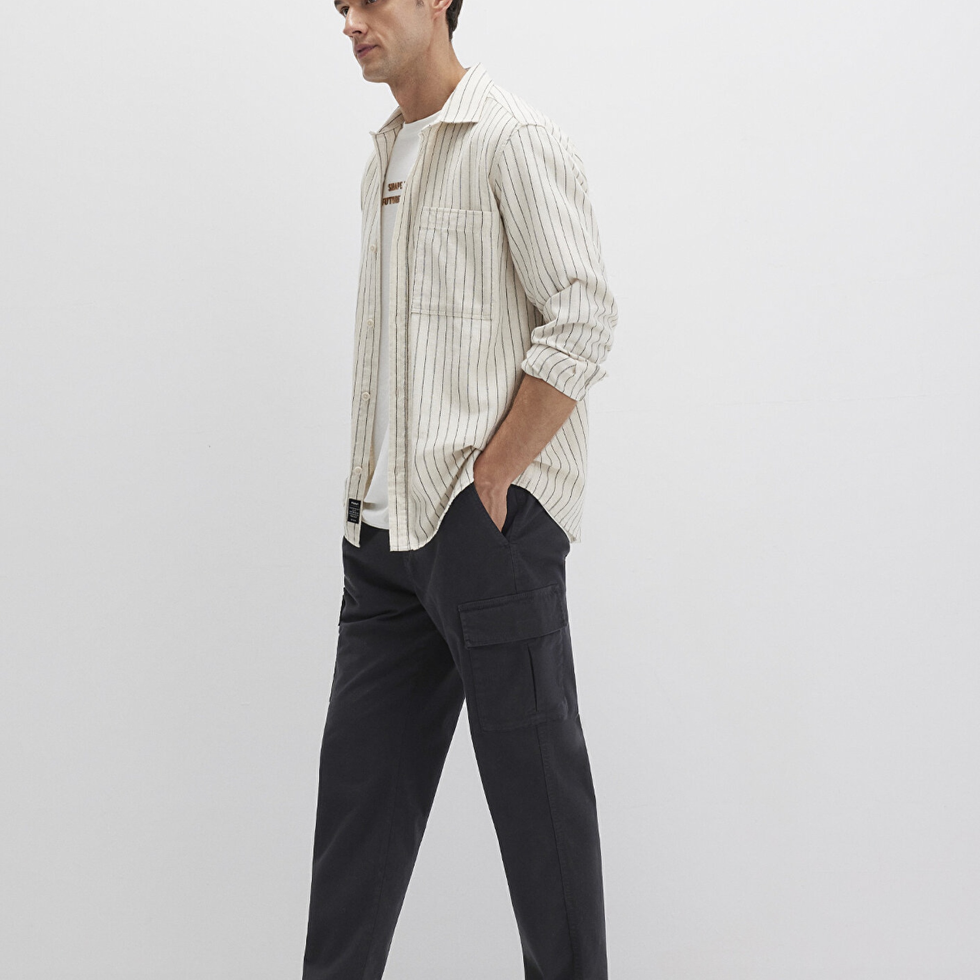 Mavi Siyah Kargo Pantolon 0010552-71379