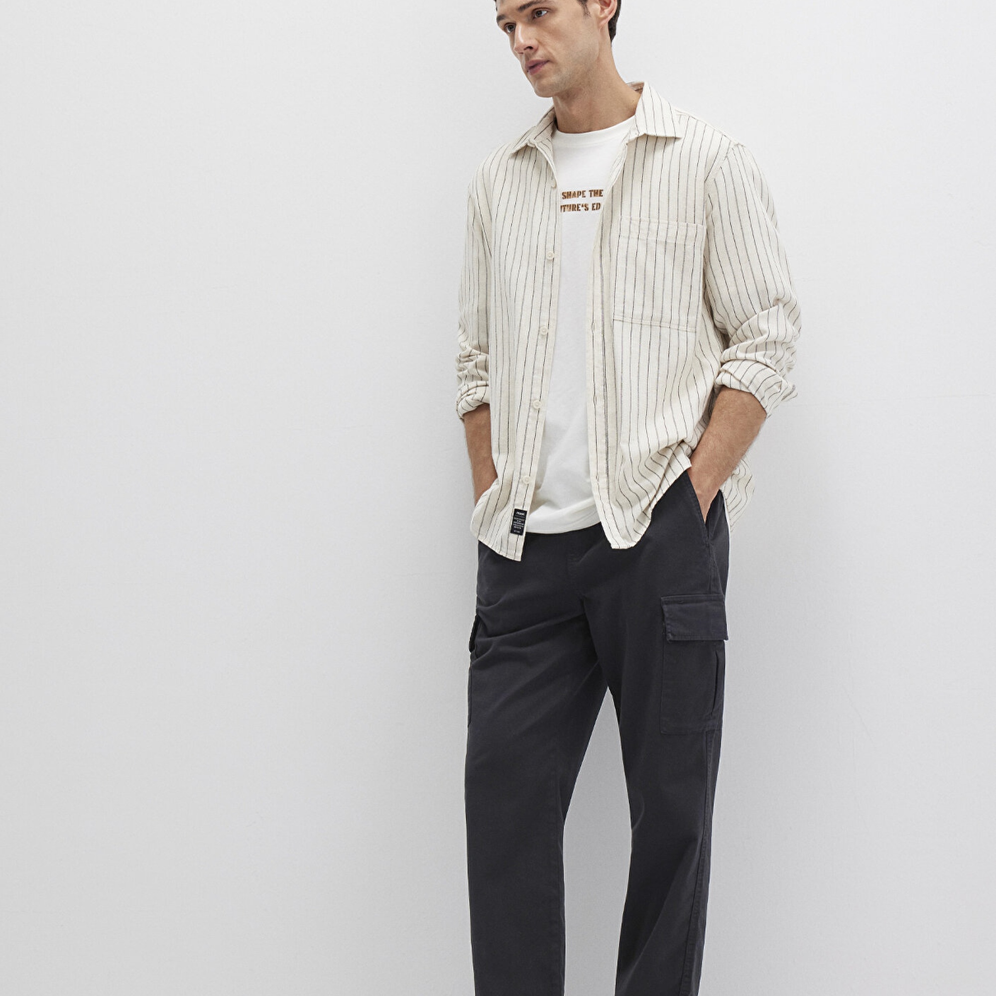 Mavi Siyah Kargo Pantolon 0010552-71379