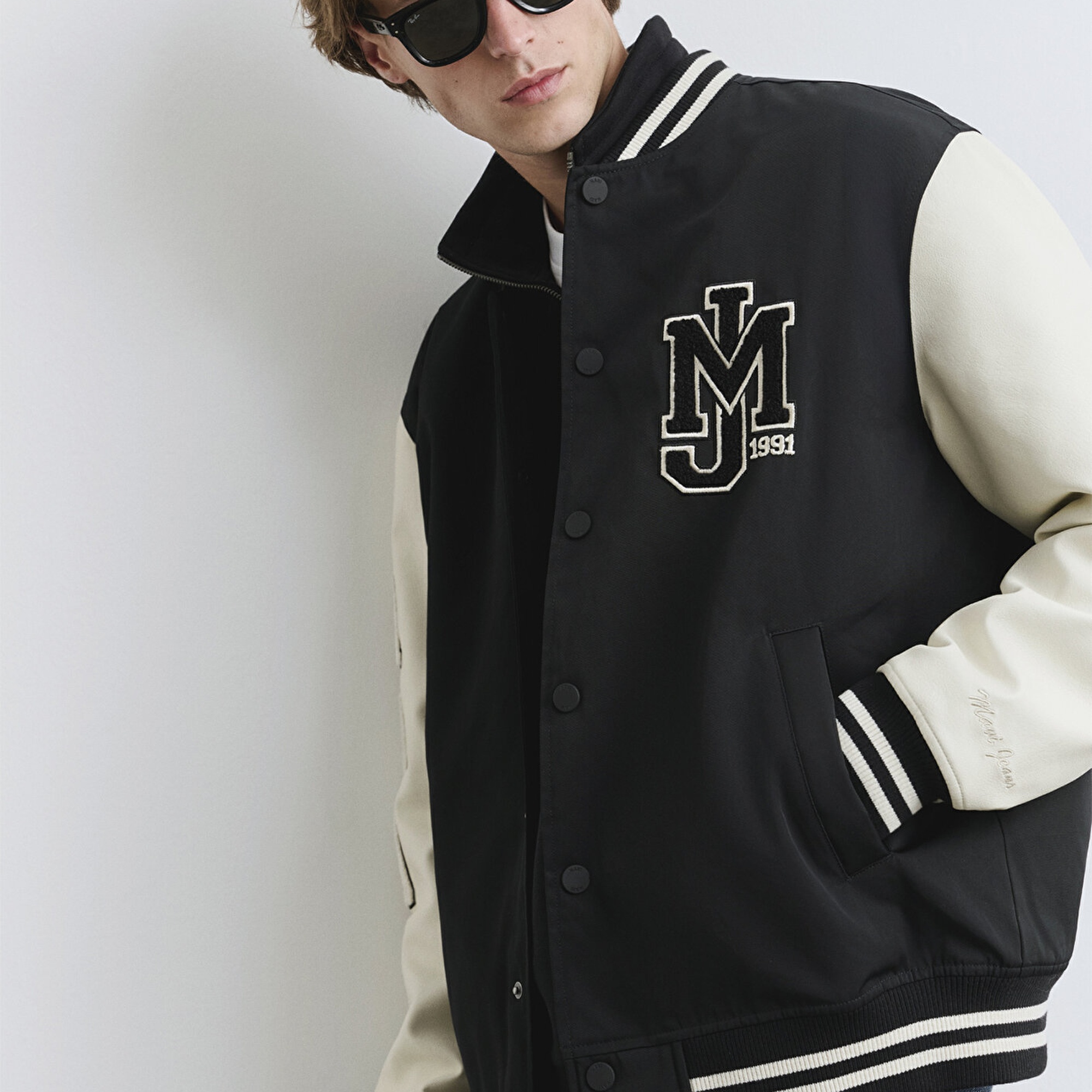 Mavi Mavi Baskılı Kolej Ceket 0110326-900