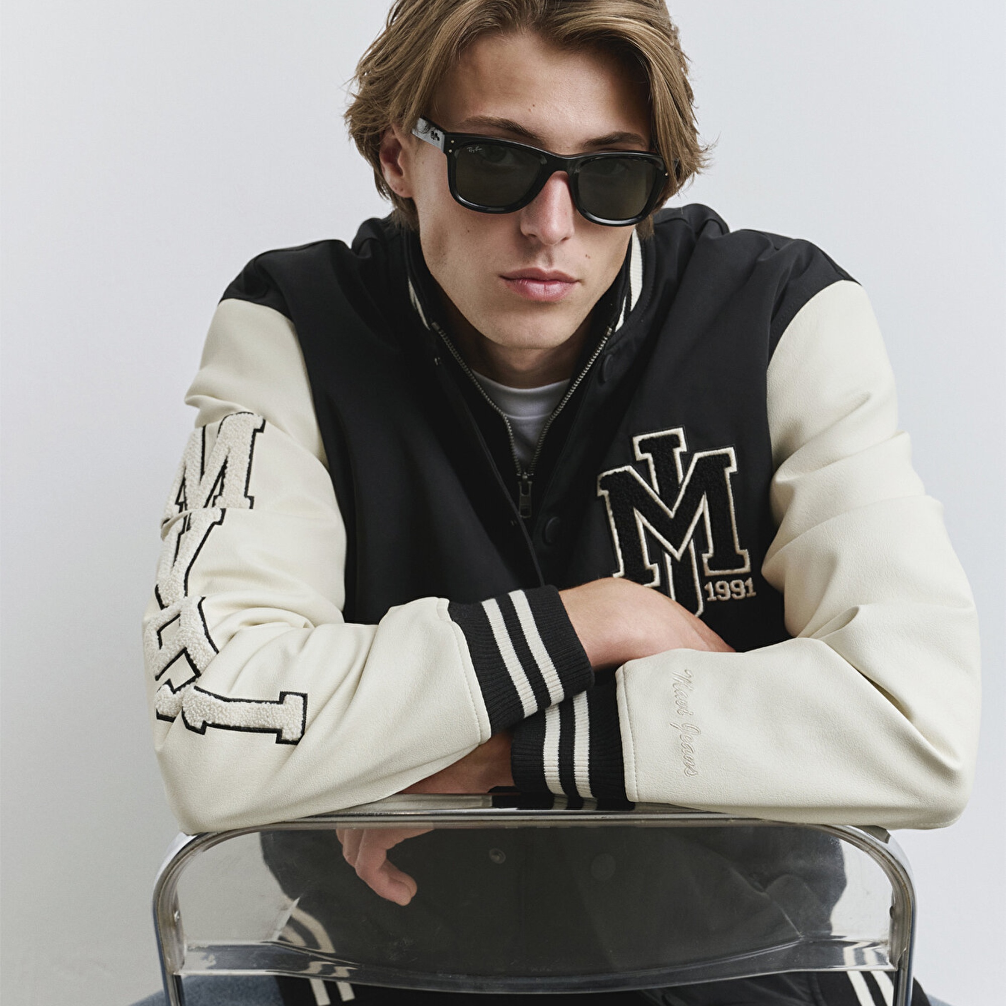 Mavi Mavi Baskılı Kolej Ceket 0110326-900