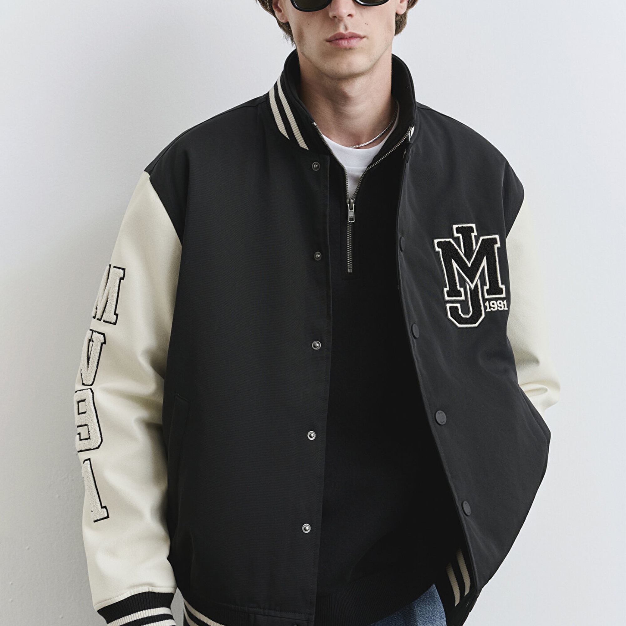 Mavi Mavi Baskılı Kolej Ceket 0110326-900