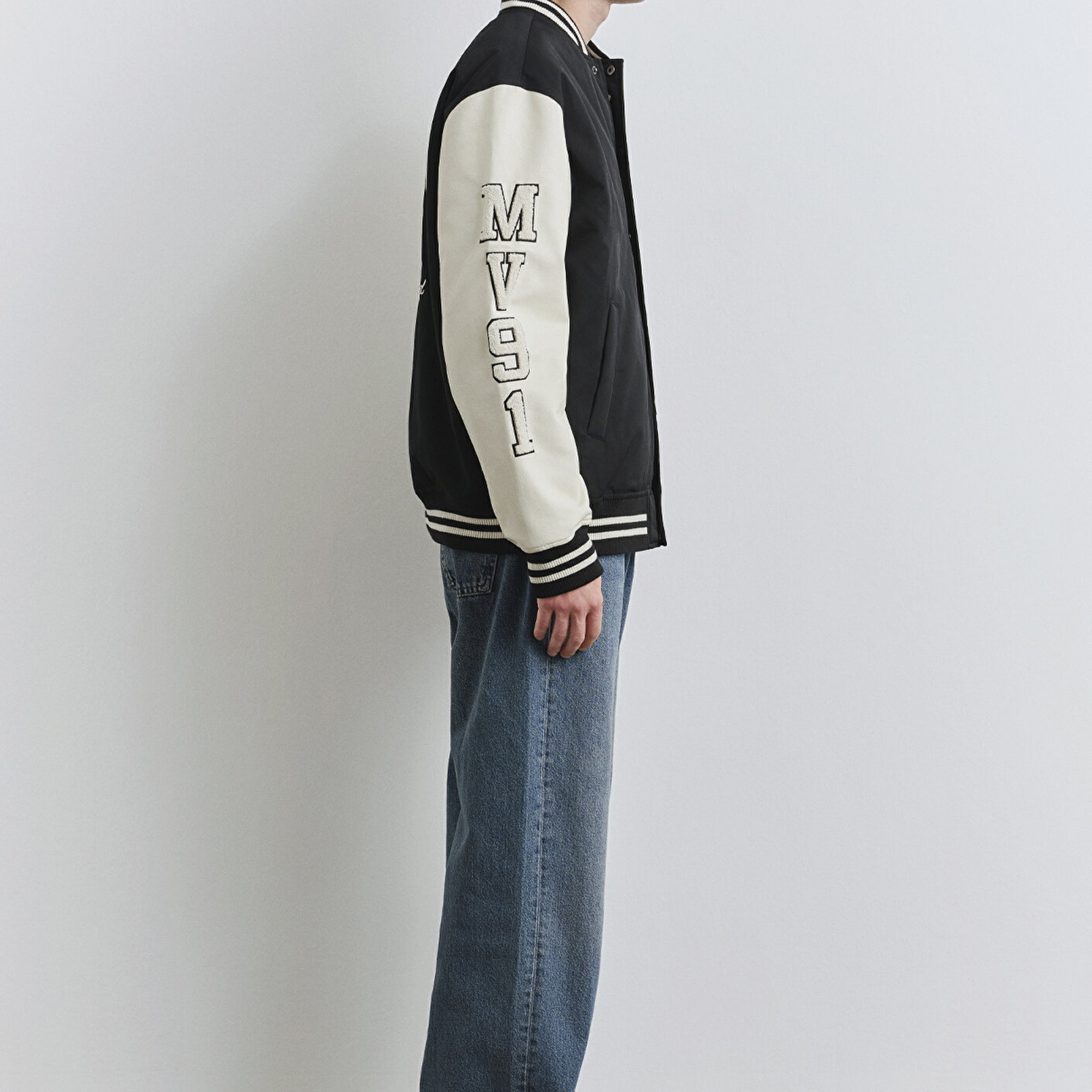 Mavi Mavi Baskılı Kolej Ceket 0110326-900