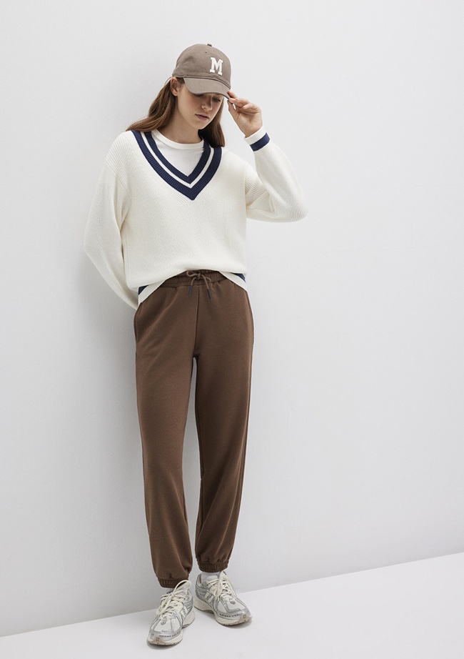  Mavi Kahverengi Basic Eşofman Altı 1600903-81959