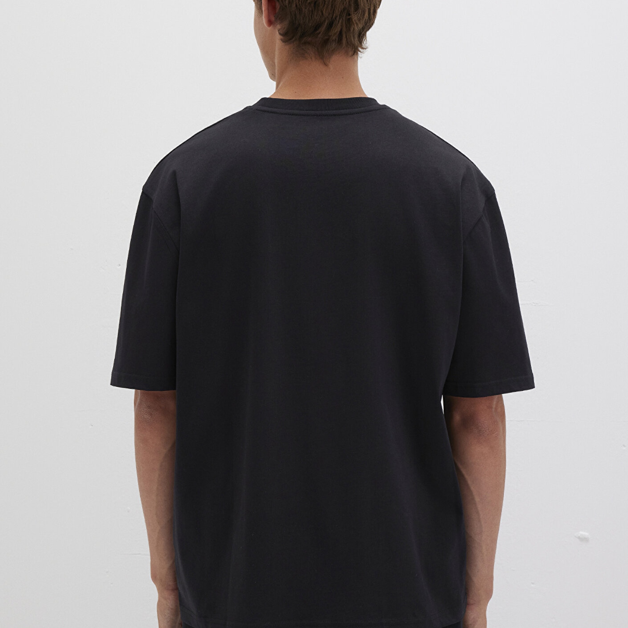 Mavi Pro Baskılı Siyah Tişört Relaxed Fit / Rahat Kesim 0613090-900