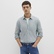 Mavi Gri Gömlek Slim Fit / Dar Kesim 0211513-80018