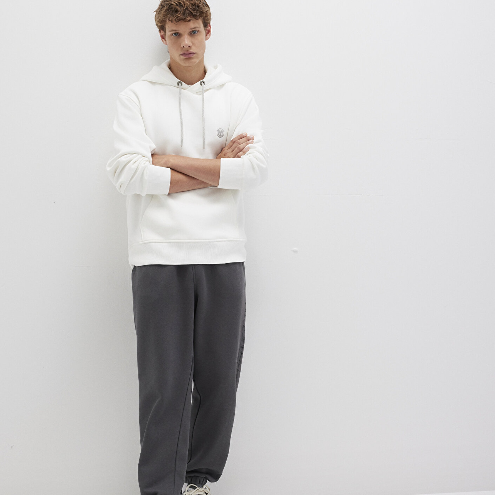 Mavi Mavi Logo Baskılı Antrasit Eşofman Altı 0010208-80106