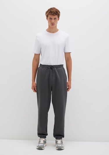  Mavi Mavi Logo Baskılı Antrasit Eşofman Altı 0010208-80106