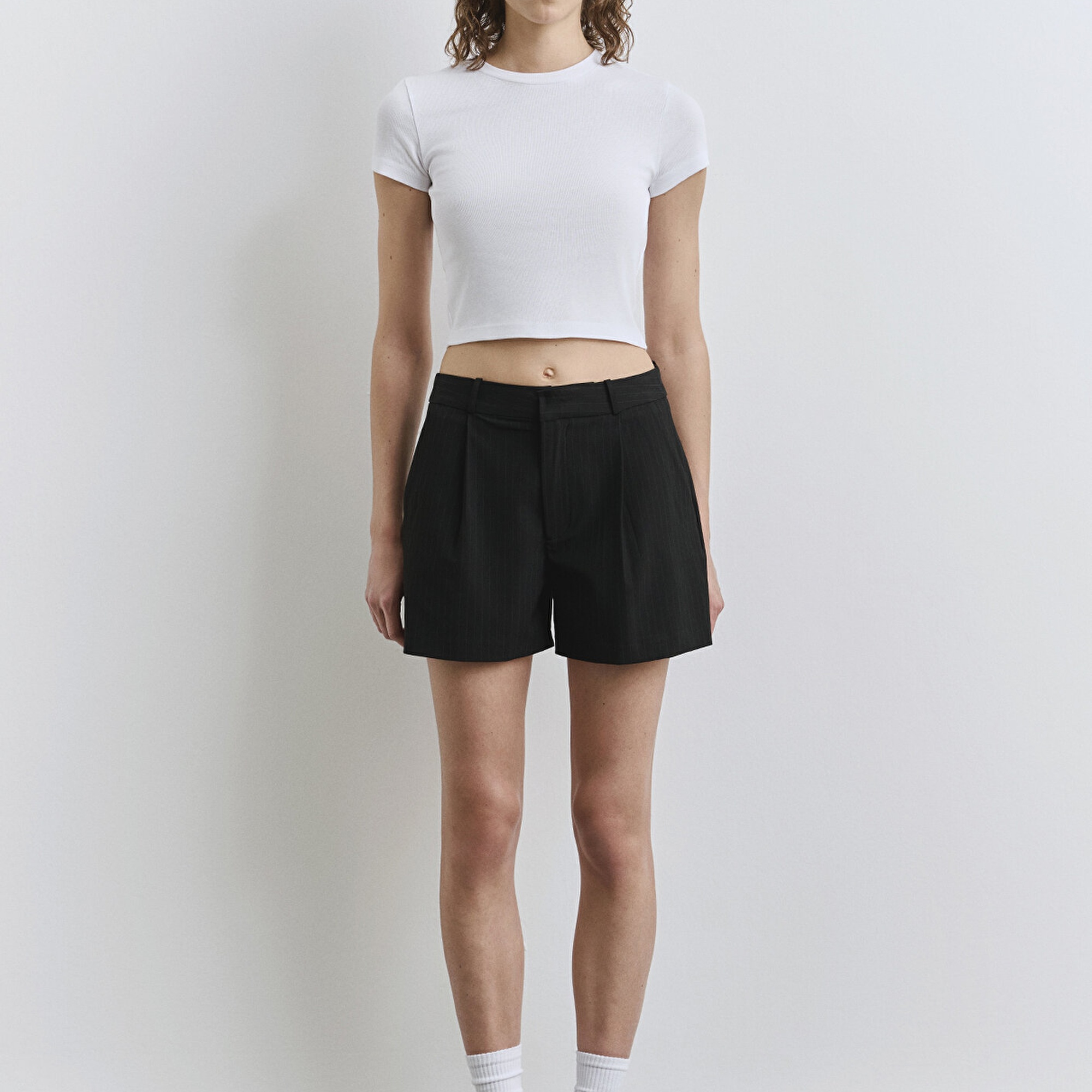 Mavi Siyah Şort 1410217-85353