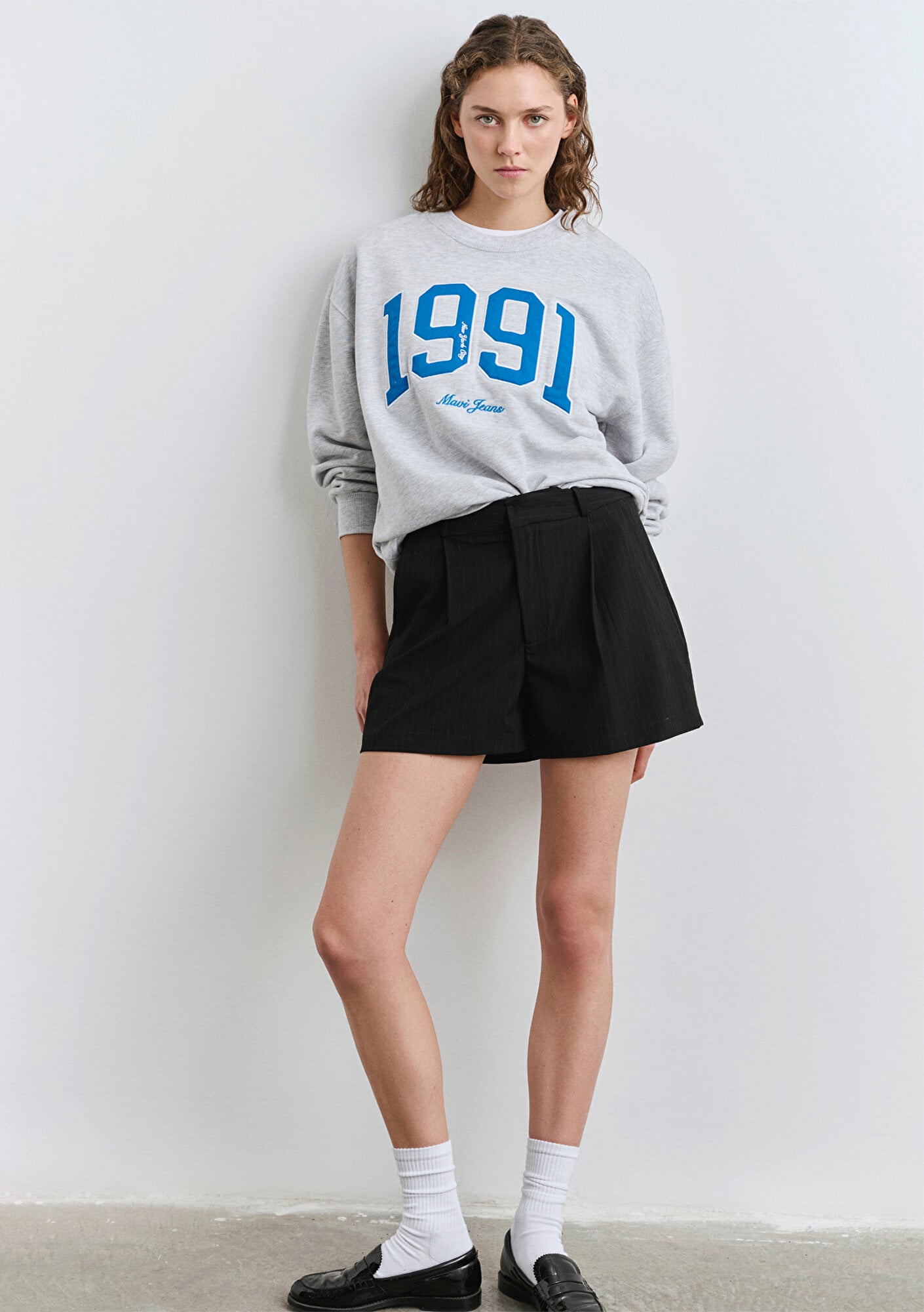  Mavi Siyah Şort 1410217-85353