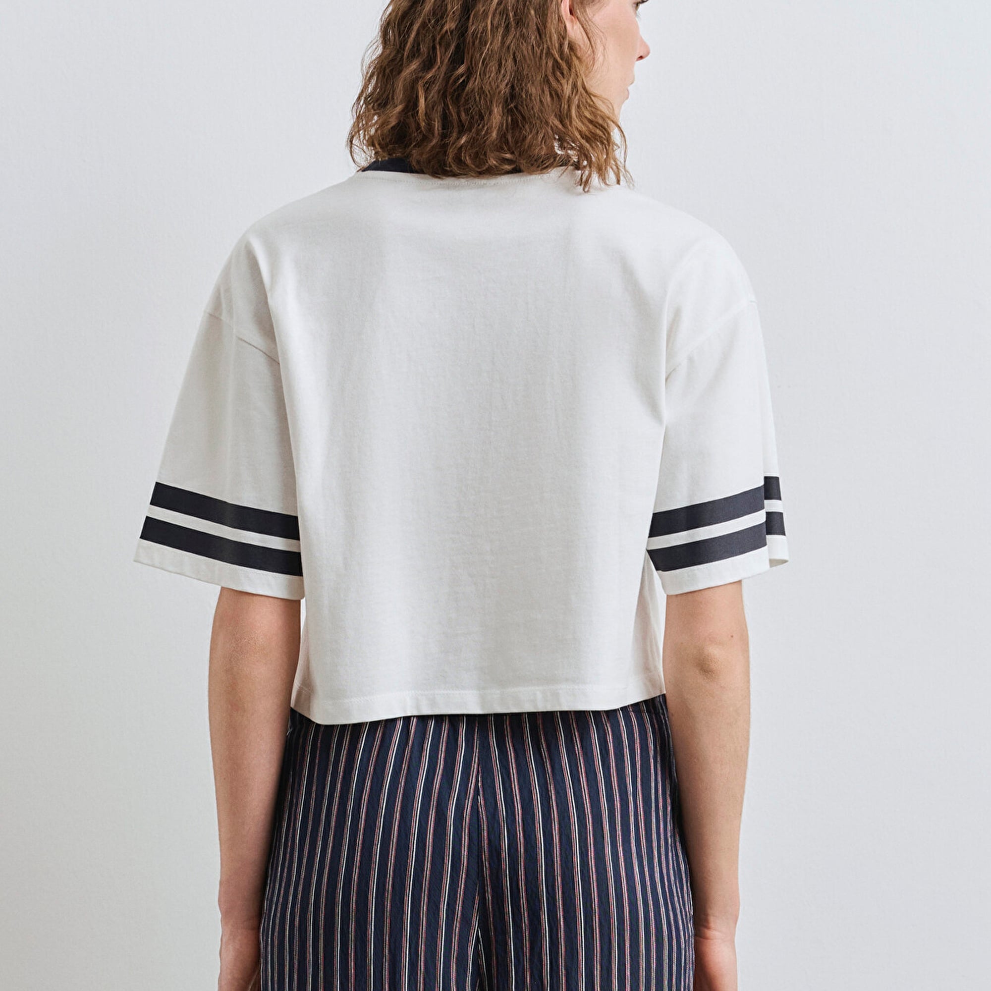 Mavi Mavi Logo Baskılı Beyaz Tişört Regular Fit / Normal Kesim 1613376-70057