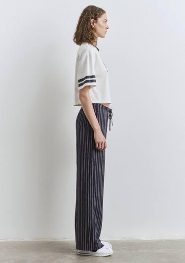  Mavi Mavi Logo Baskılı Beyaz Tişört Regular Fit / Normal Kesim 1613376-70057