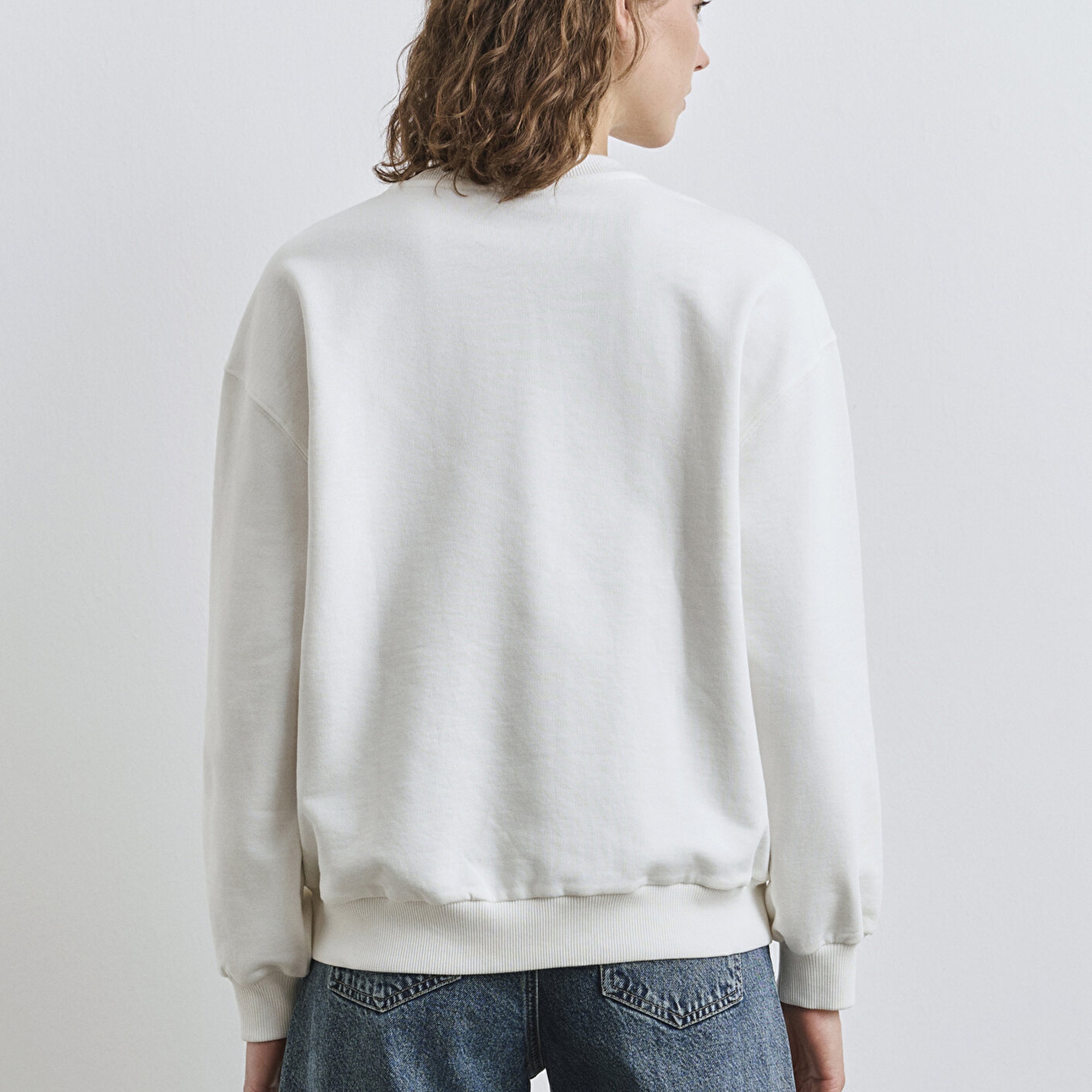 Mavi Ekru Sweatshirt 1S10359-80194