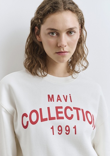  Mavi Ekru Sweatshirt 1S10359-80194